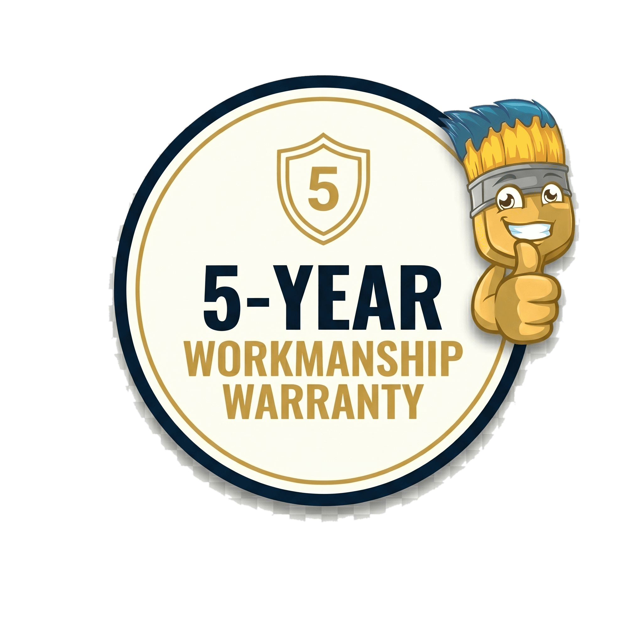 5-Year Workmanship Warranty